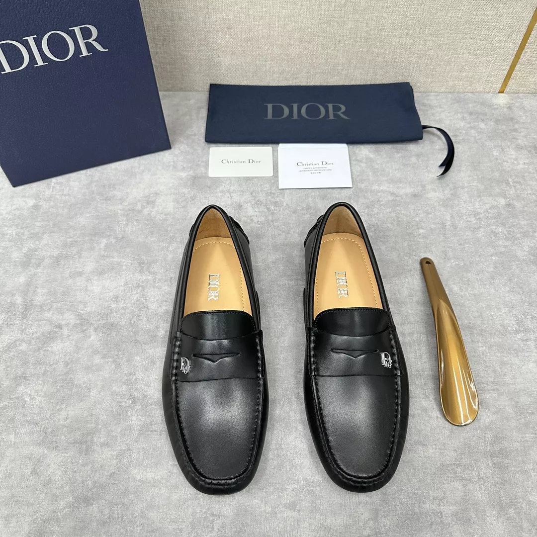 christian dior cuir chaussures pour femme s_12744661